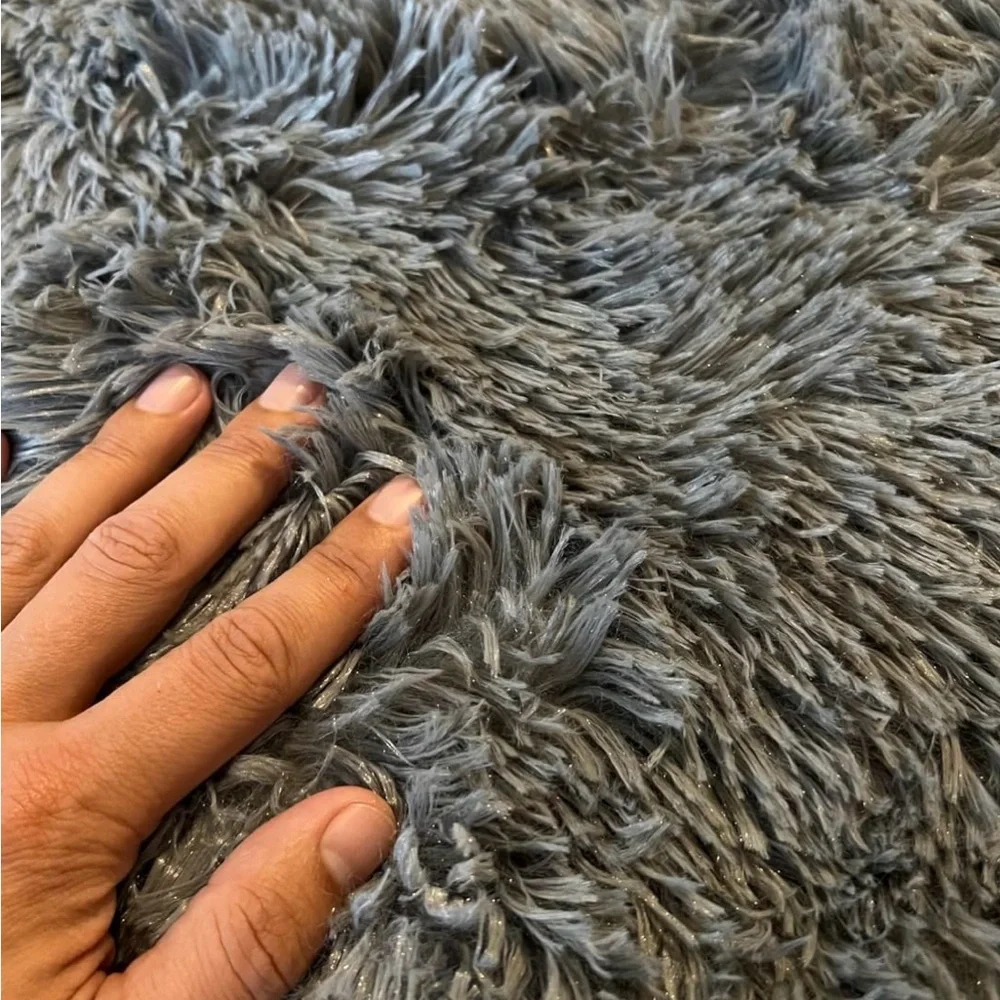 Rug - Gray Accent Area Carpet - Size 4x6 - Picture 9 of 10